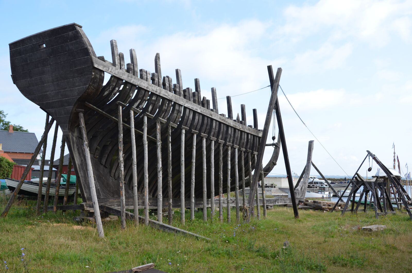 Nikon D5100 sample photo. Ship, shipyard, wooden ship photography