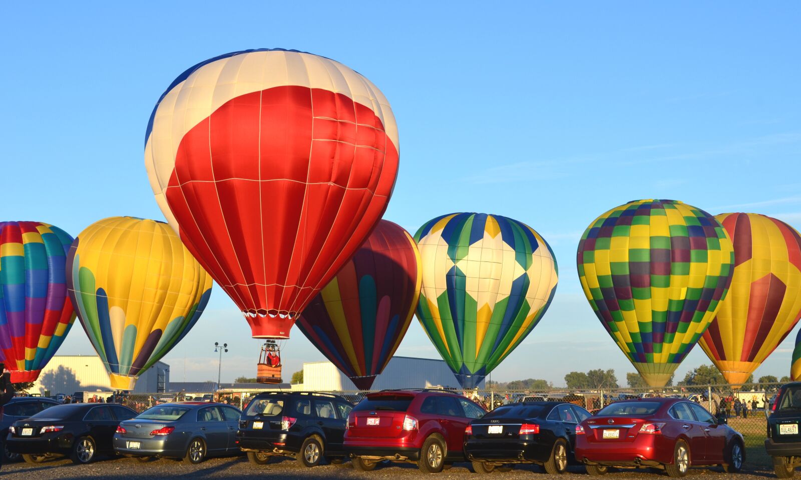 Nikon D5100 sample photo. Hot air balloon, flight photography