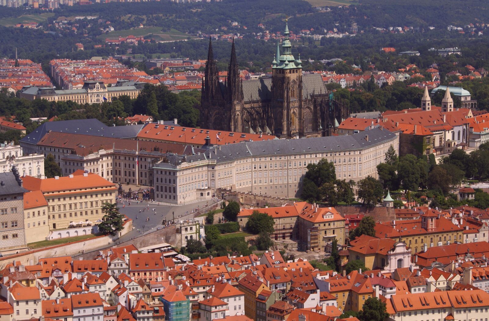 Sony Alpha DSLR-A100 sample photo. Prague, hradcany, castle photography