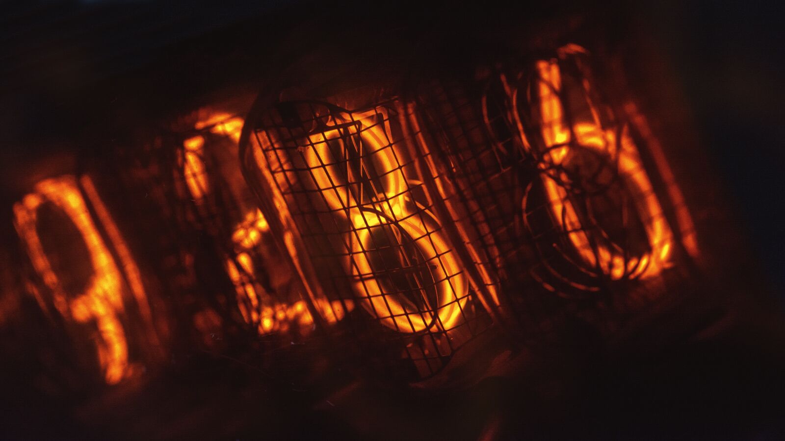Nikon D5200 sample photo. Nixie tube, electronics, numbers photography