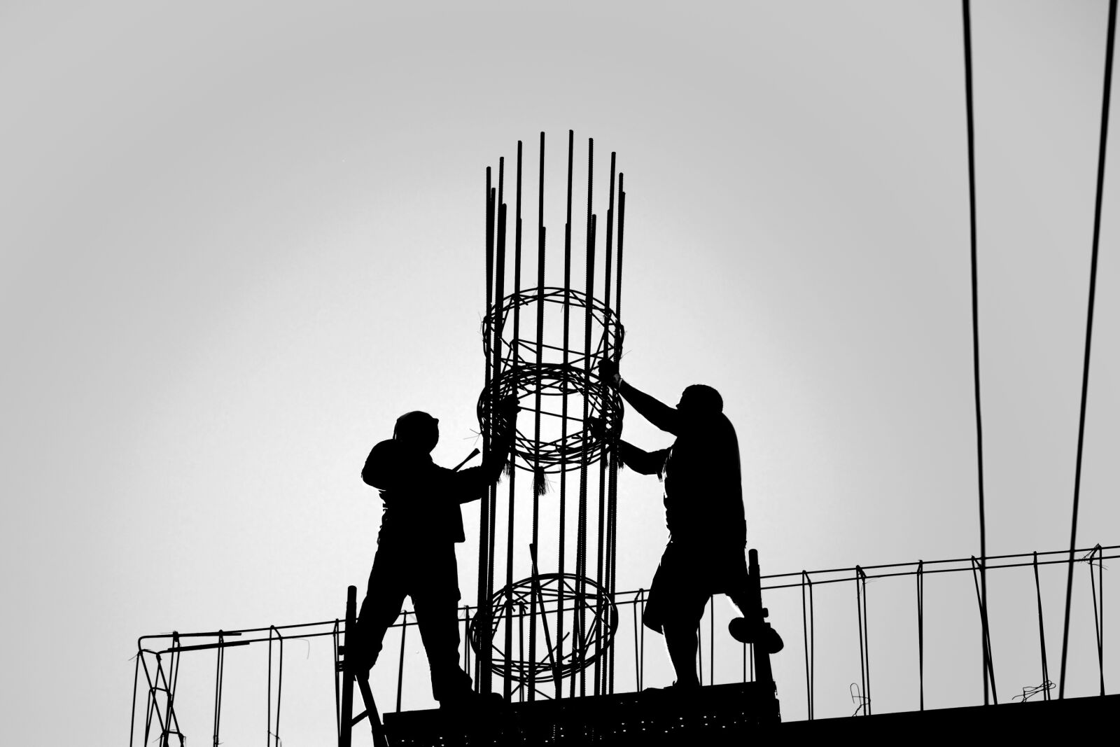Nikon D5300 sample photo. Silhouettes, people, men photography