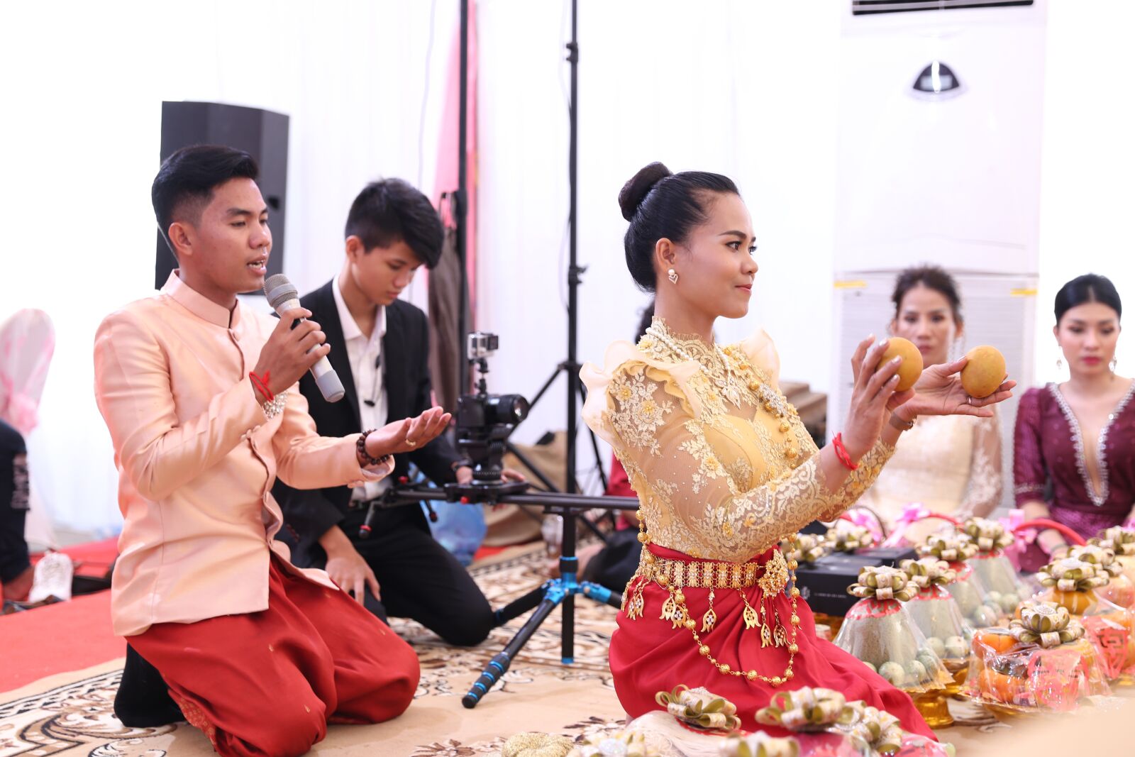 Canon EF 24-70mm F2.8L II USM sample photo. Cambodia, wedding, ceremony photography