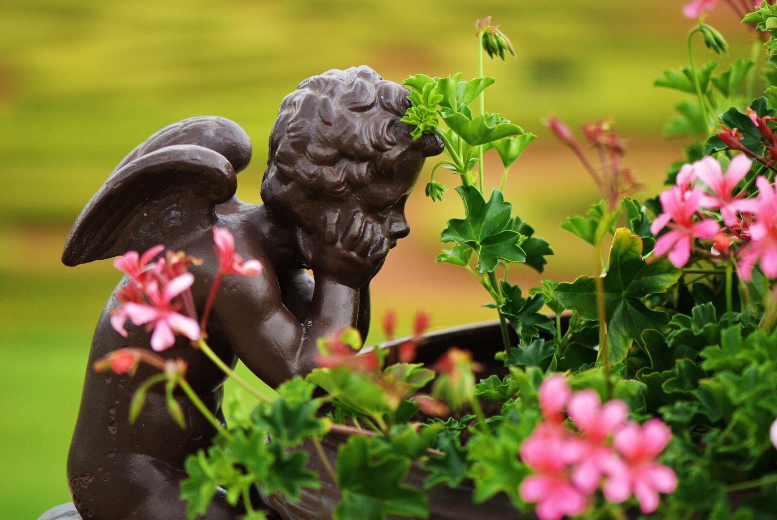 Nikon D200 sample photo. Poetry, statue, bronze photography