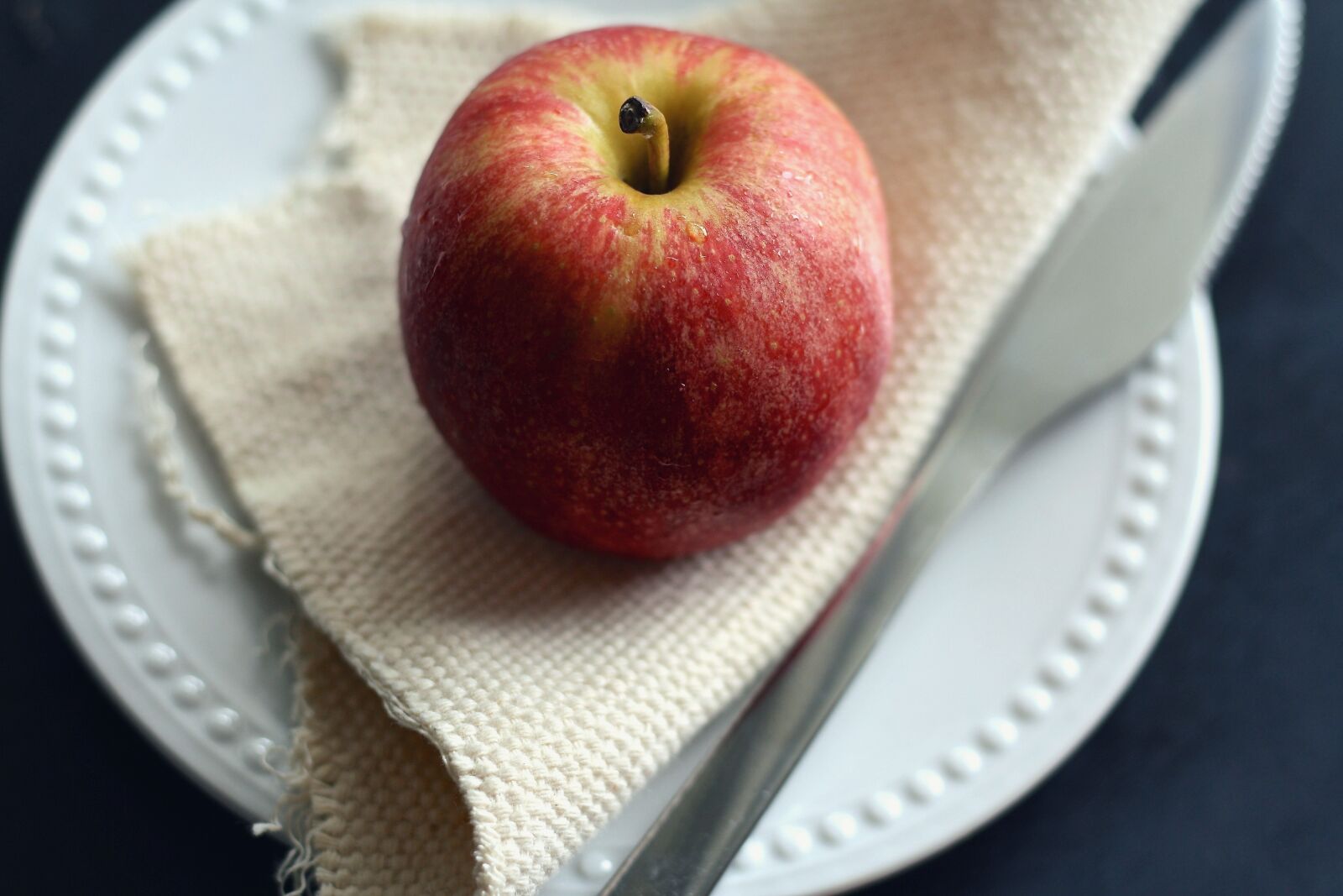 Canon EOS 1000D (EOS Digital Rebel XS / EOS Kiss F) sample photo. Apple, fruit, red photography