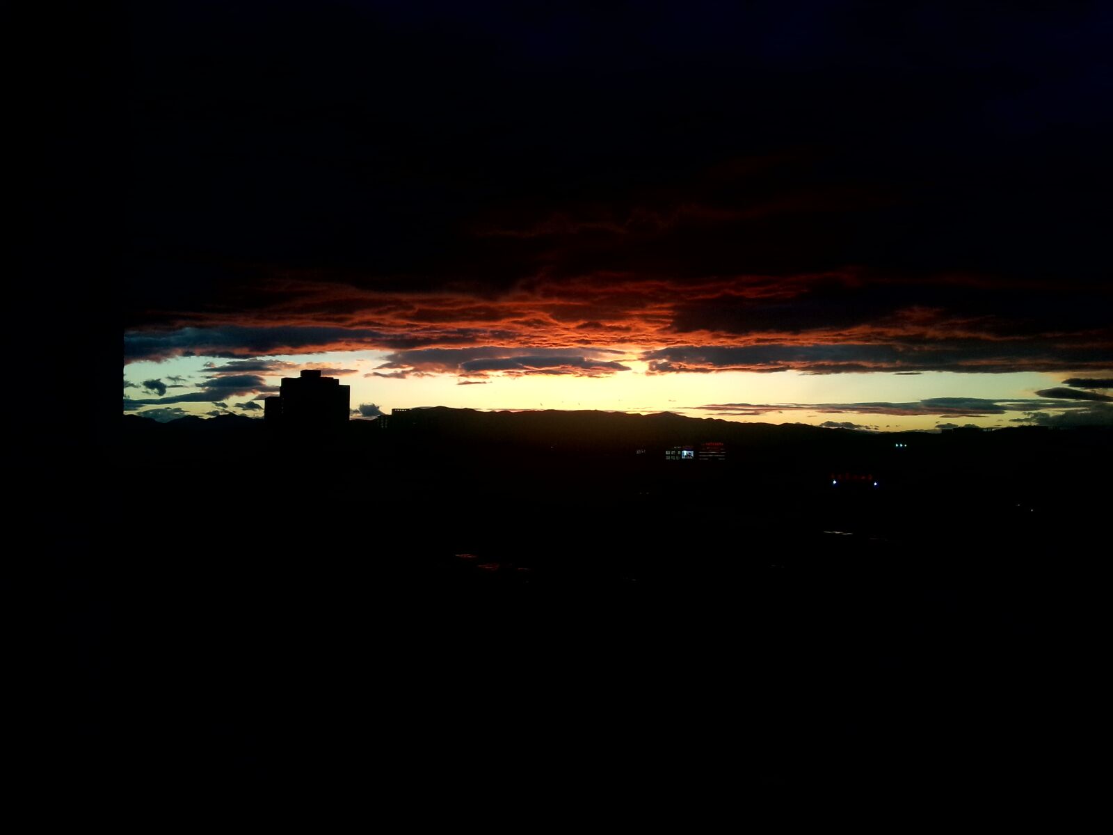 Meizu MX(35) sample photo. Sunset, silhouette, evening photography