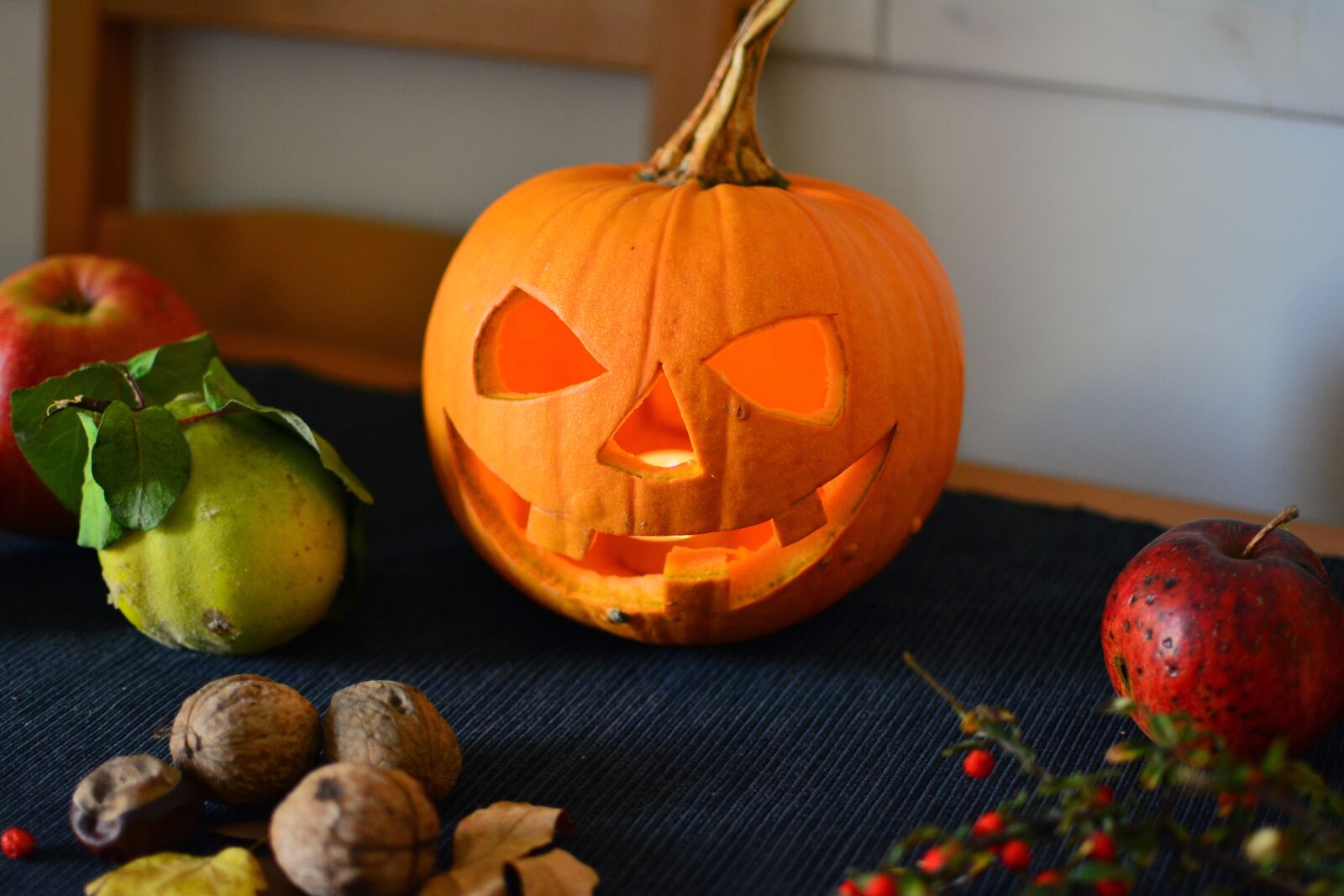 Nikon D7100 sample photo. Pumpkin, halloween, autumn photography