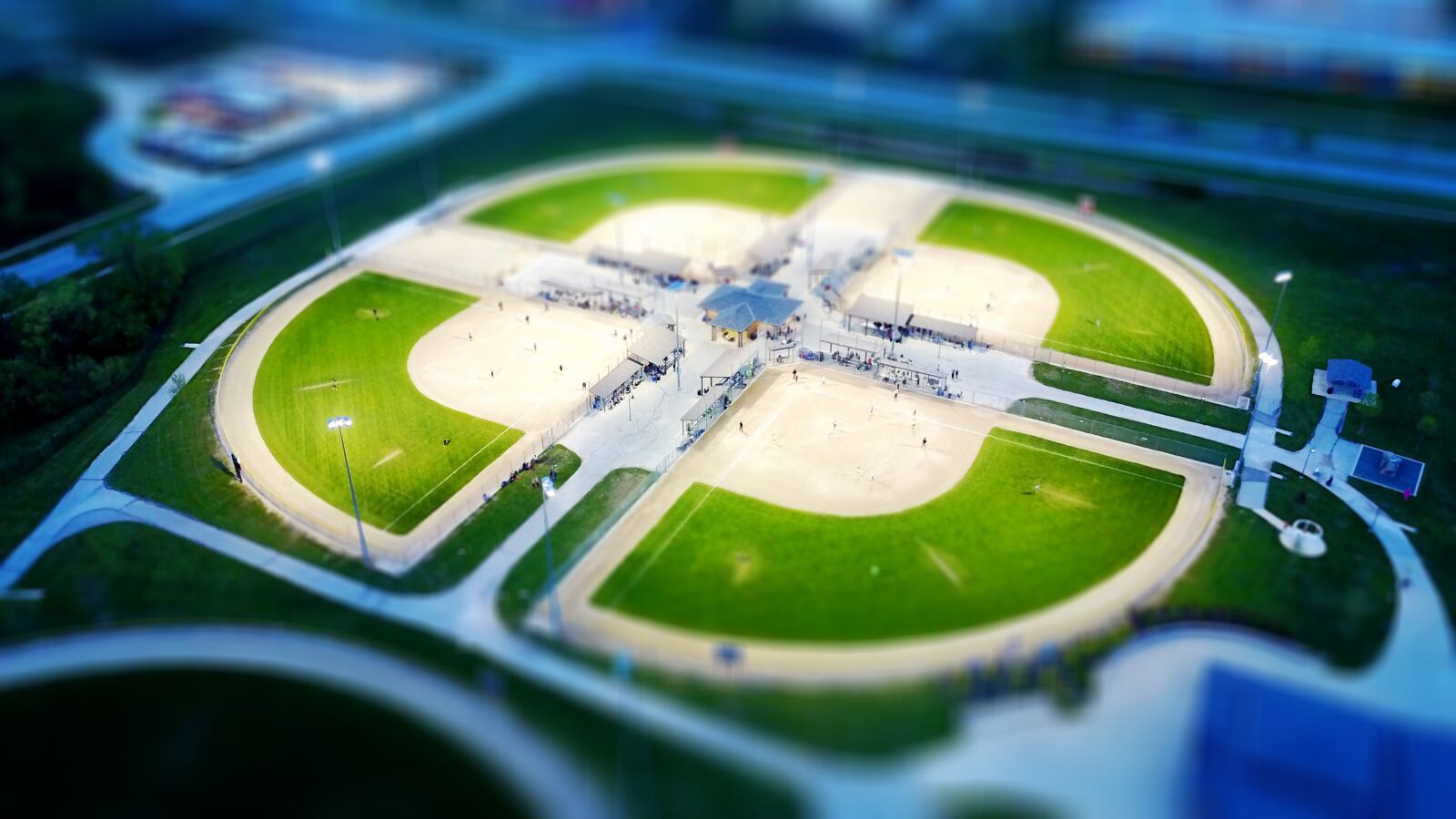 DJI FC220 sample photo. Aerial, view, softball photography