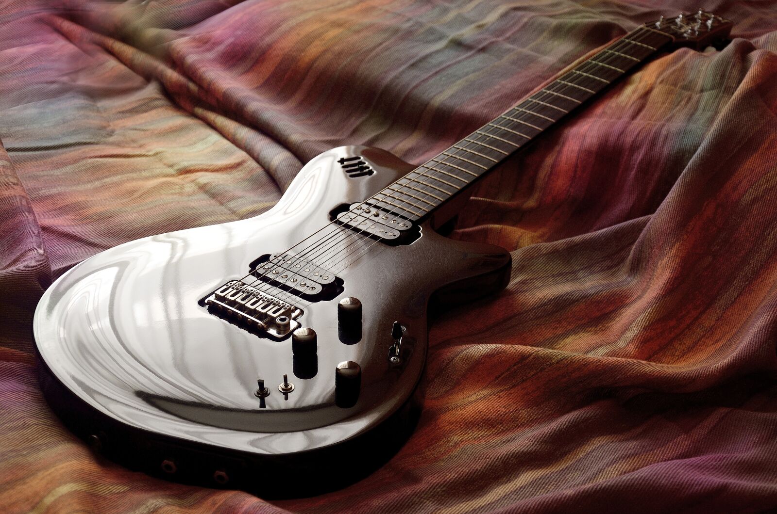 Nikon D7000 sample photo. Colors, music, guitar photography