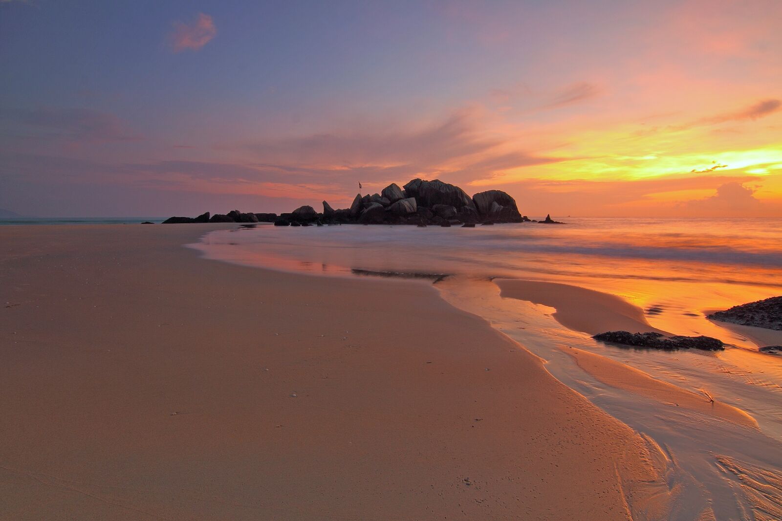Canon EOS 50D sample photo. Sunset, landscape, sea photography