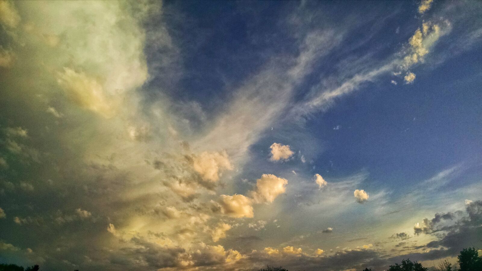 Motorola Moto X (1st Gen) sample photo. Clouds, golden, summer, sun photography