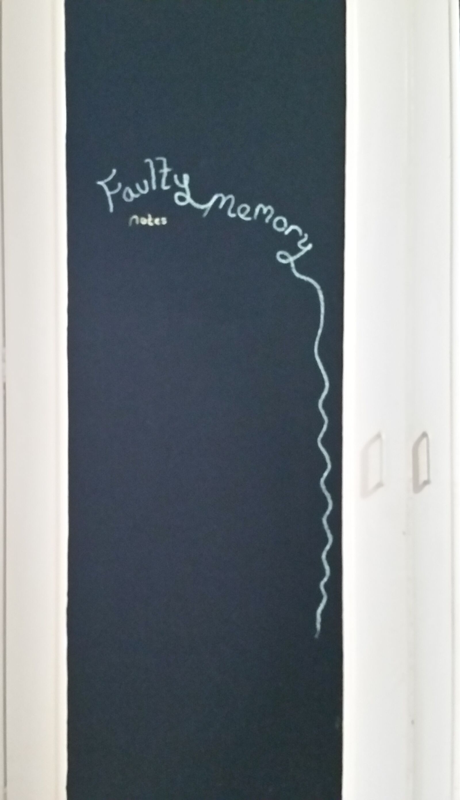Samsung Galaxy S5 sample photo. Blackboard, faulty memory, funny photography