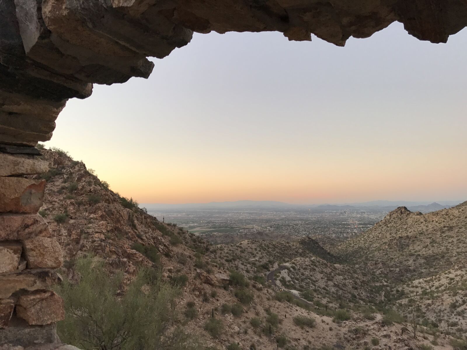 Apple iPhone 7 sample photo. Arizona, phoenix, south mountain photography