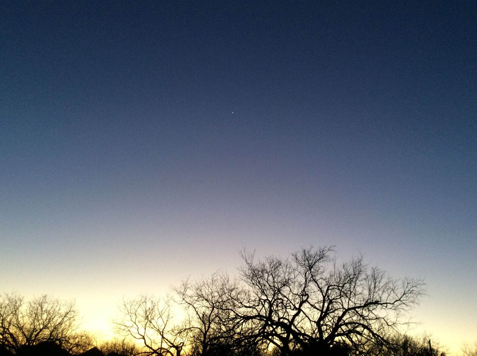 iPad Air back camera 3.3mm f/2.4 sample photo. Evening, sky, night, stars photography