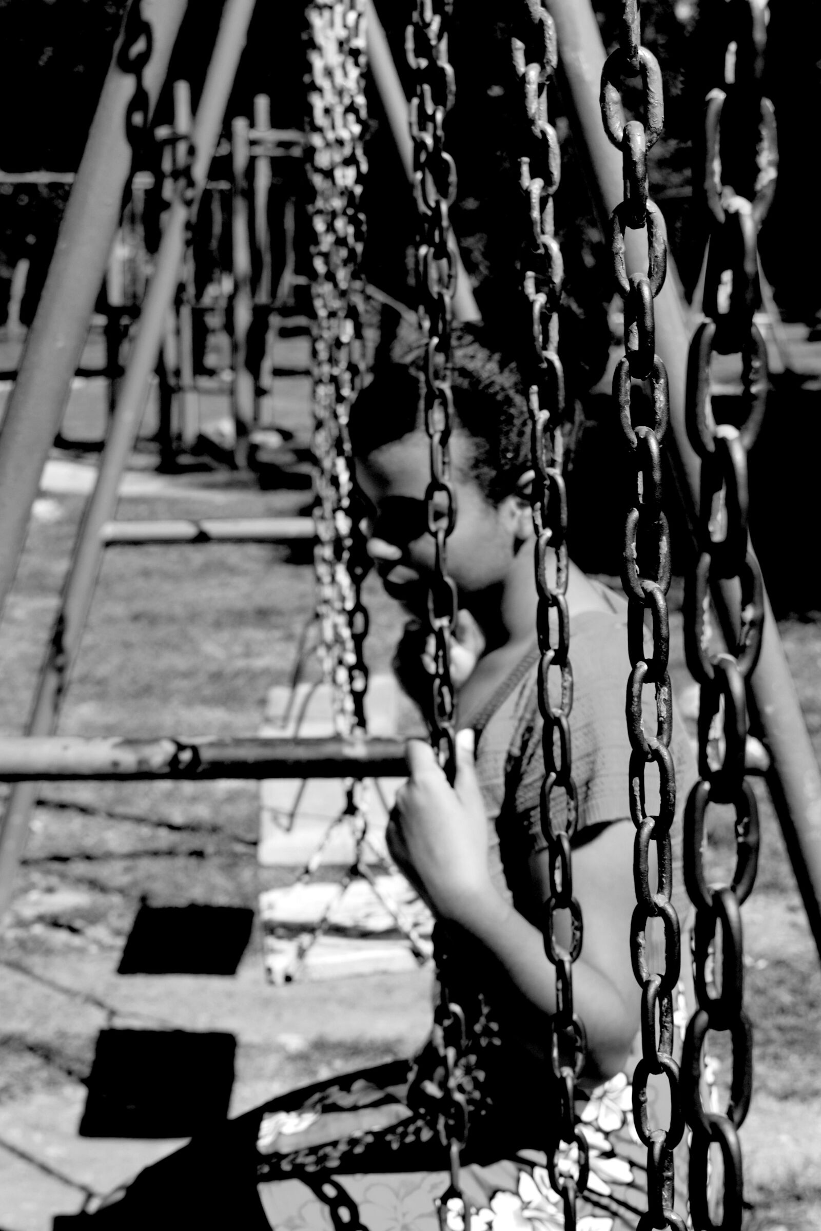Nikon D5300 sample photo. White, black, sad photography