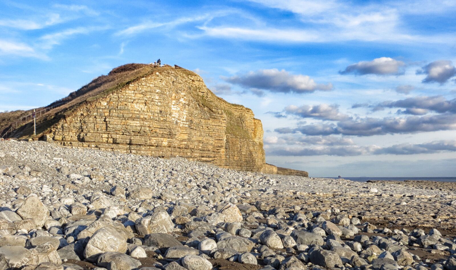 Canon PowerShot SX240 HS sample photo. Llantwit major, cliffs, beach photography