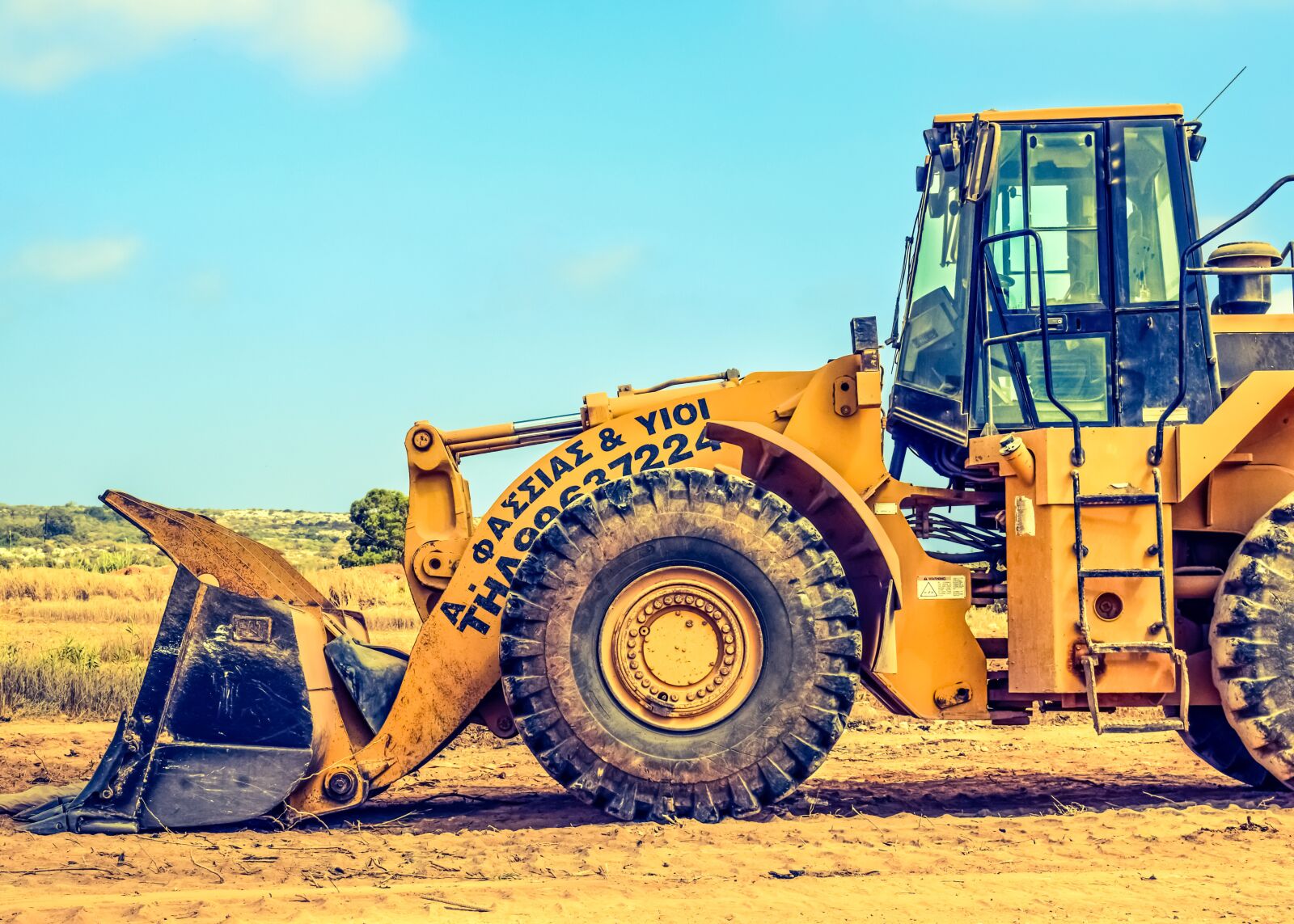 Nikon D3300 sample photo. Bulldozer, heavy machine, equipment photography