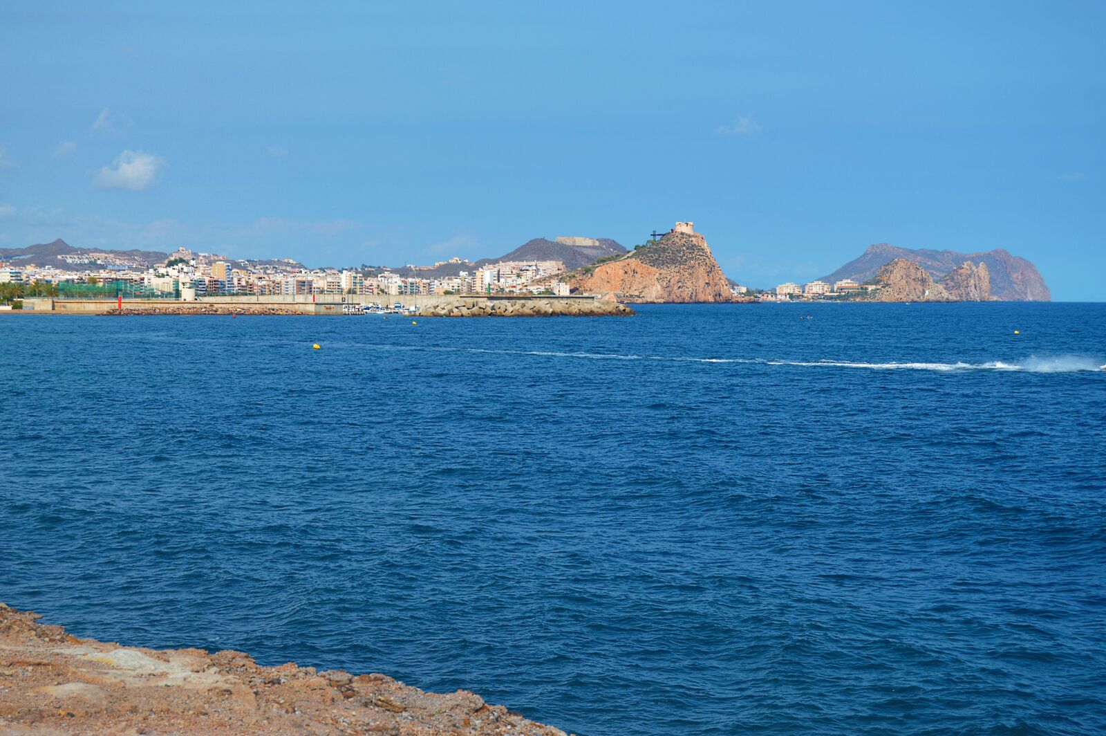 Nikon D3200 sample photo. Sea, blue, people with photography