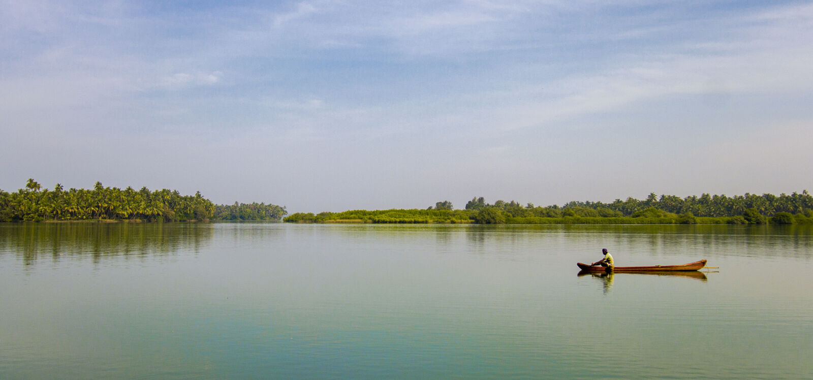 Canon EOS 550D (EOS Rebel T2i / EOS Kiss X4) sample photo. Backwaters, fisherman, fishing, india photography