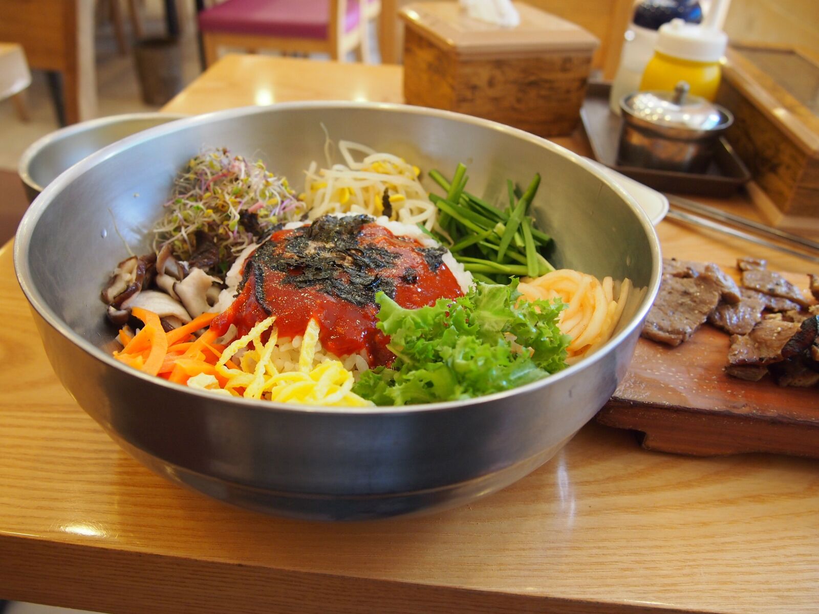 Olympus PEN E-PM1 sample photo. Korean food, diet, seoul photography