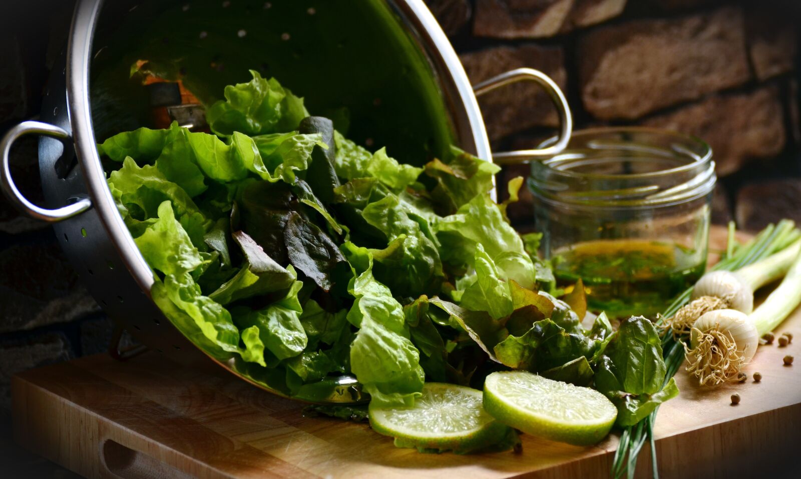 Nikon D5100 sample photo. Salad, green salad, preparation photography