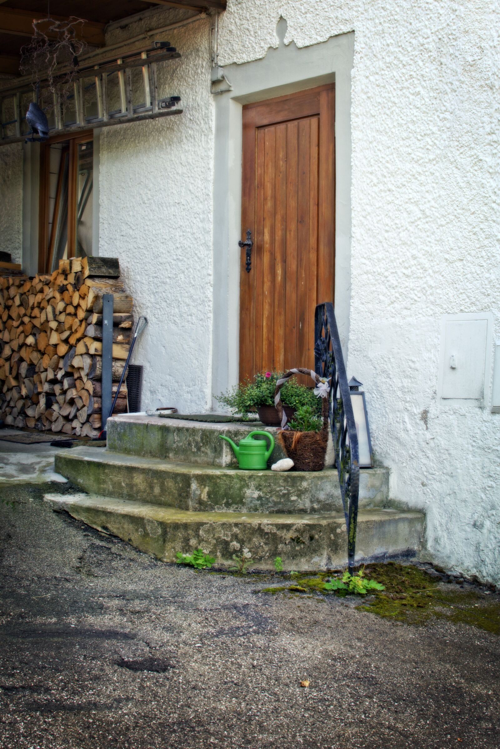 Nikon D7100 sample photo. Door, stairs, input photography