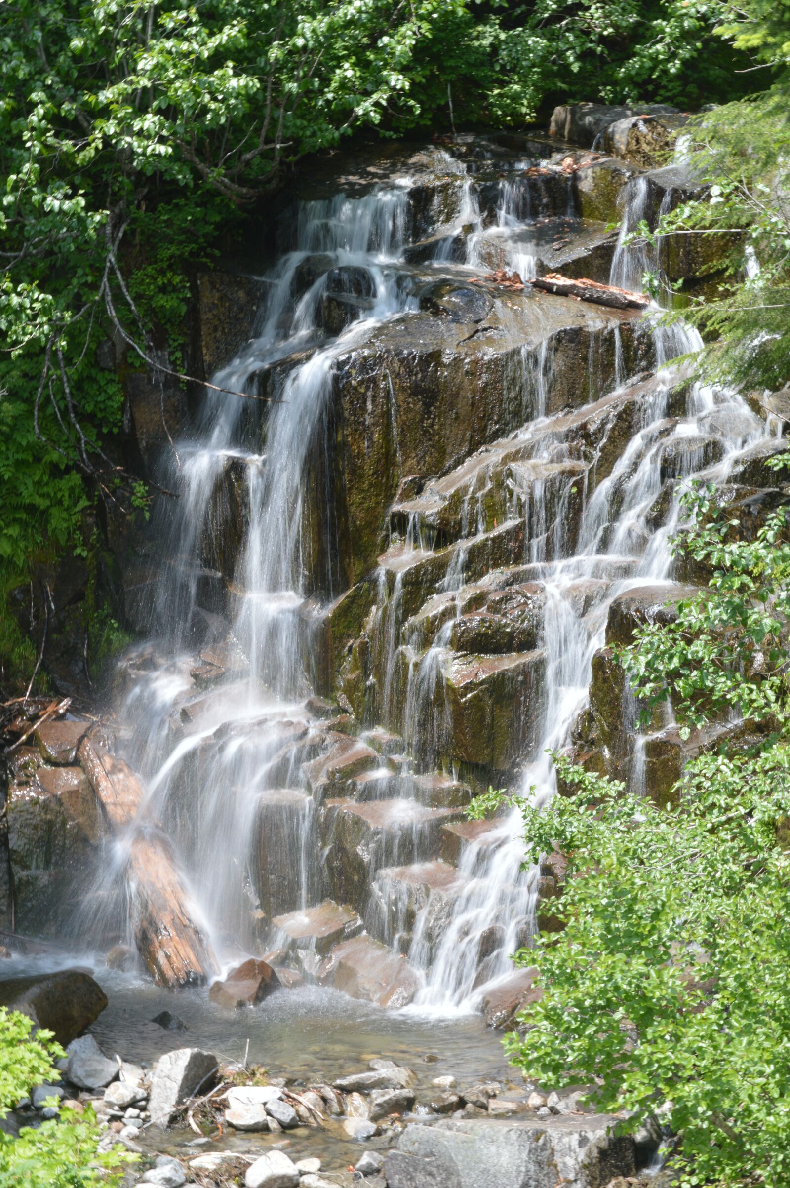 Nikon D3200 sample photo. Rocks, trees, waterfall photography