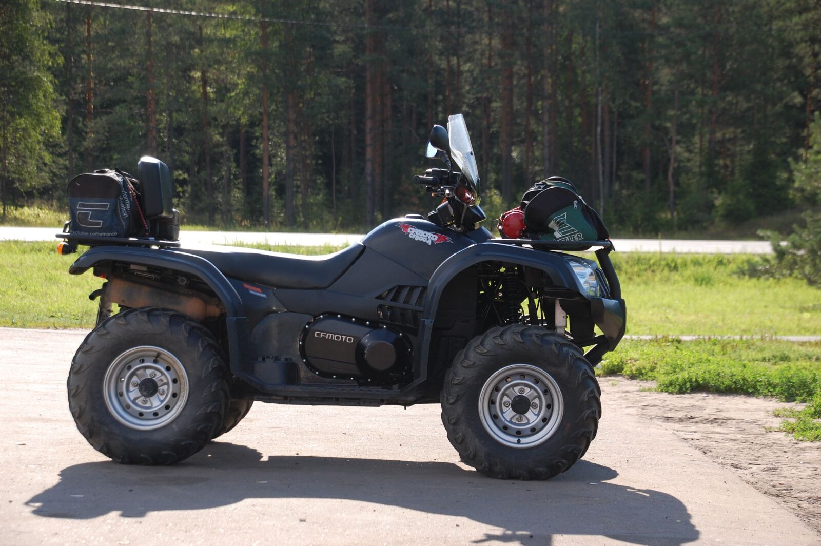 Nikon D40 sample photo. Atv, transport, road photography