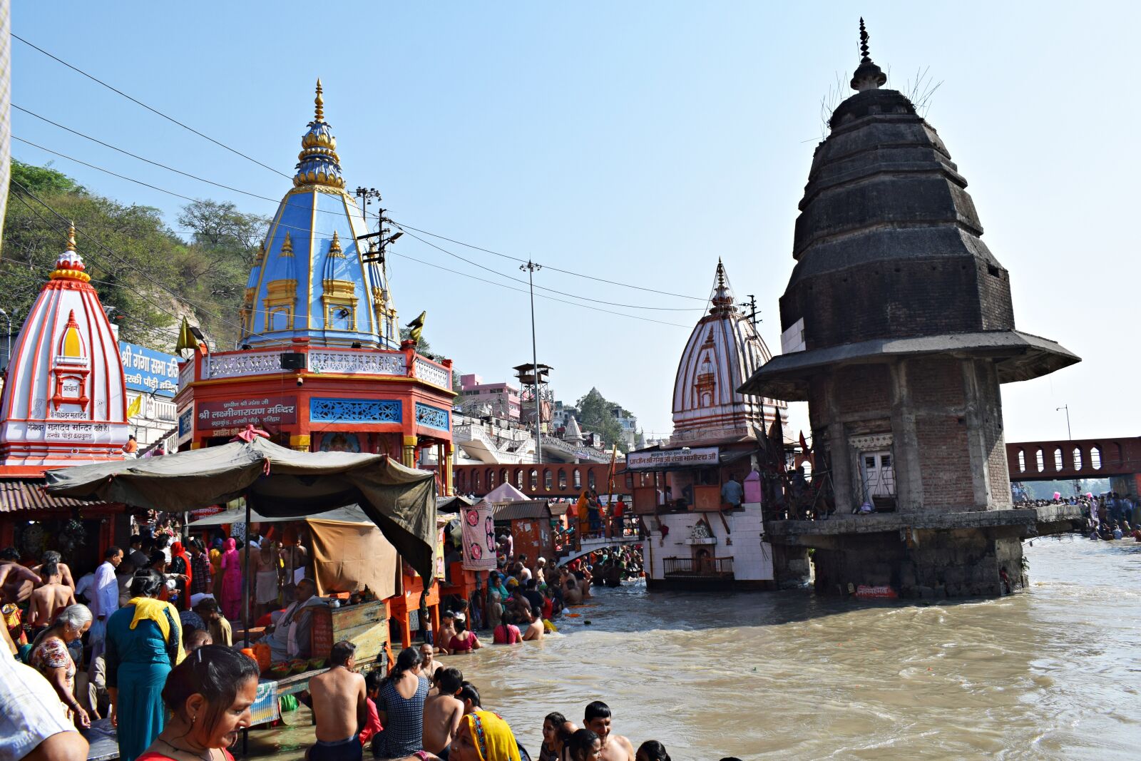 Nikon D3300 sample photo. Sacred river, ganges, haridwar photography