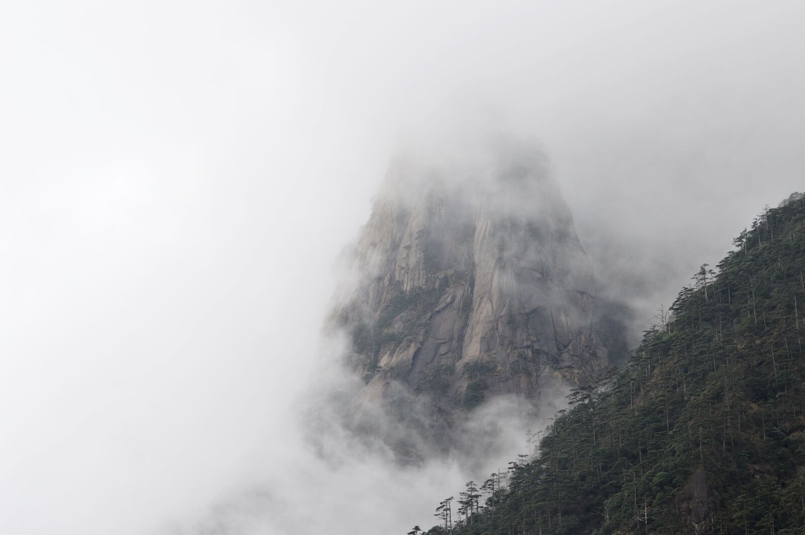 Nikon D3200 sample photo. Huangshan, winter, a surname photography
