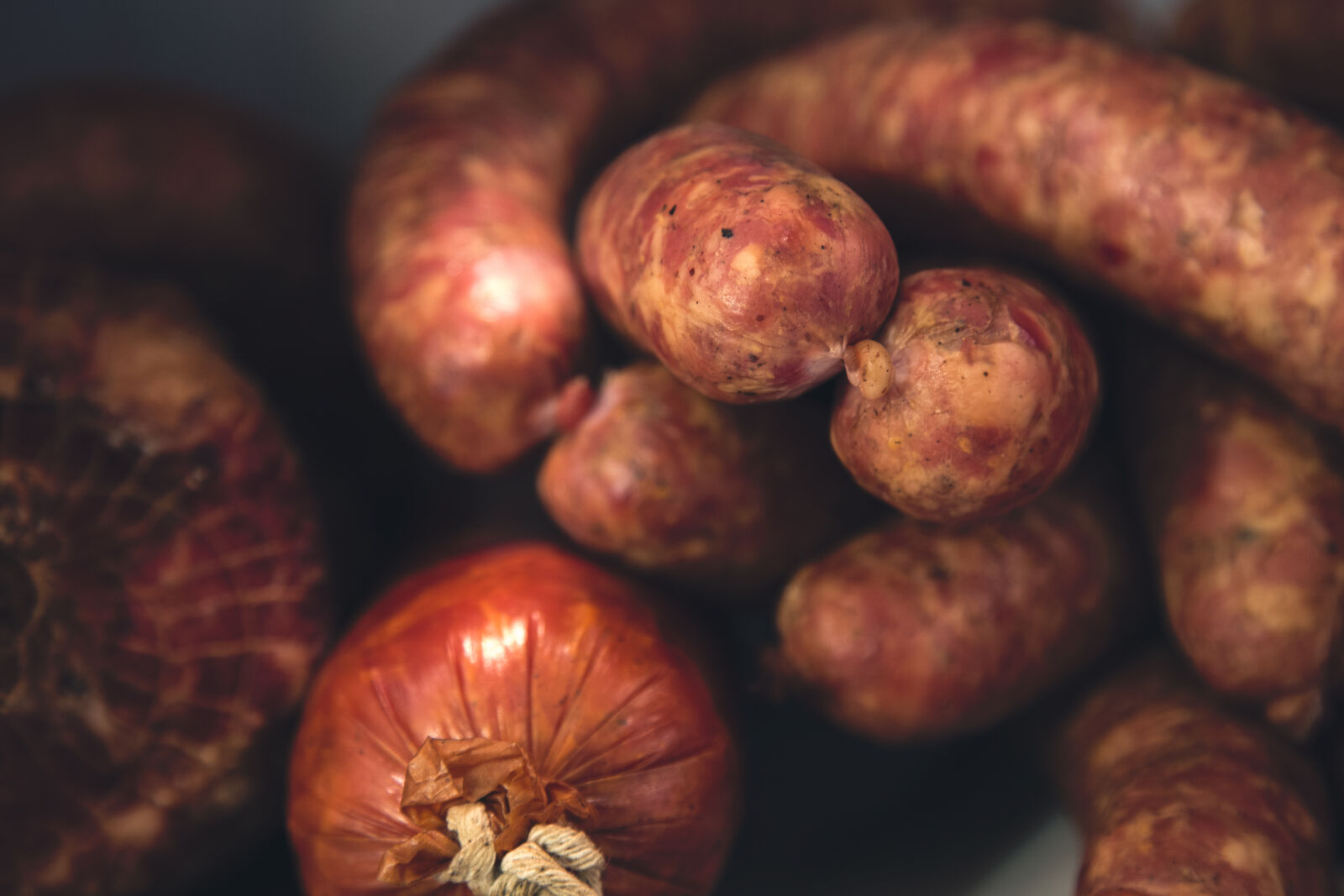 Canon EF 24-105mm F4L IS USM sample photo. Food, red, meat, sausage photography