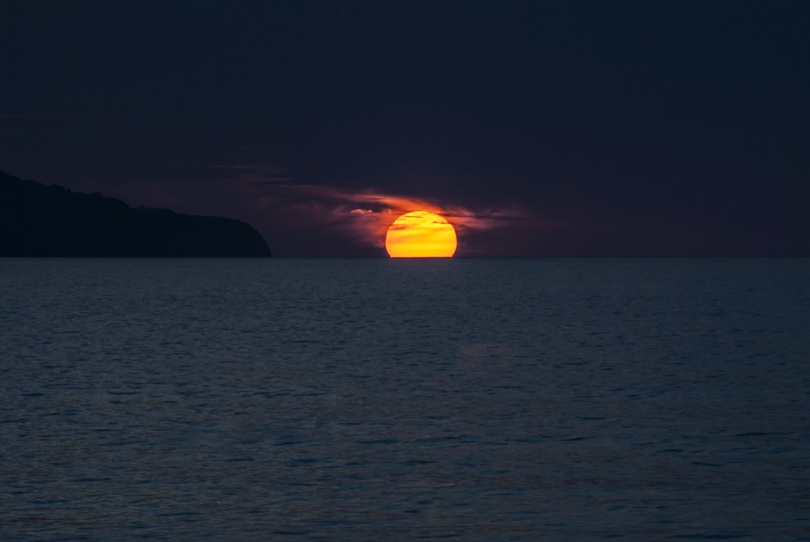 Nikon D3000 sample photo. Sunset, ocean, azores photography