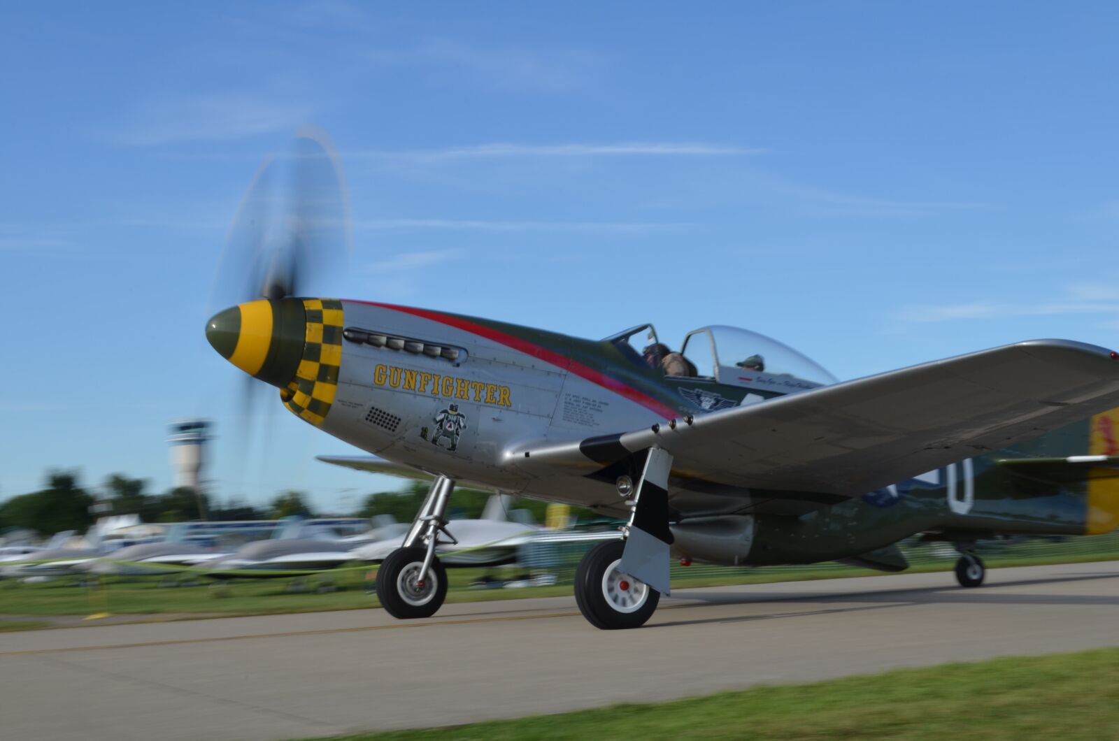 Nikon D5100 sample photo. Aircraft, p51, fighter photography