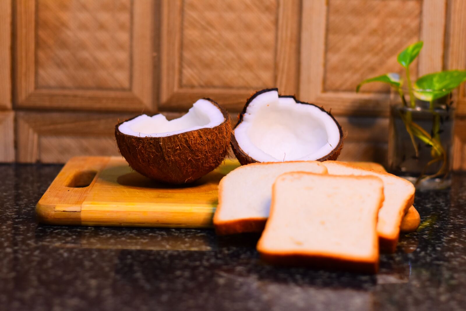Nikon D3400 sample photo. Coconut, tropical fruit, fruit photography