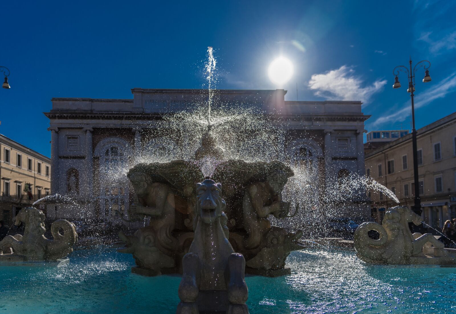 Nikon D750 sample photo. Fontana, waters, architecture photography