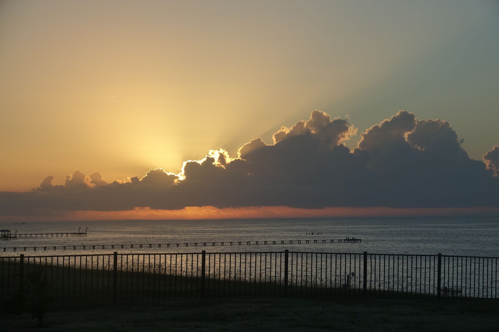 Sony Cyber-shot DSC-RX10 III sample photo. Sunset, clouds, bay photography