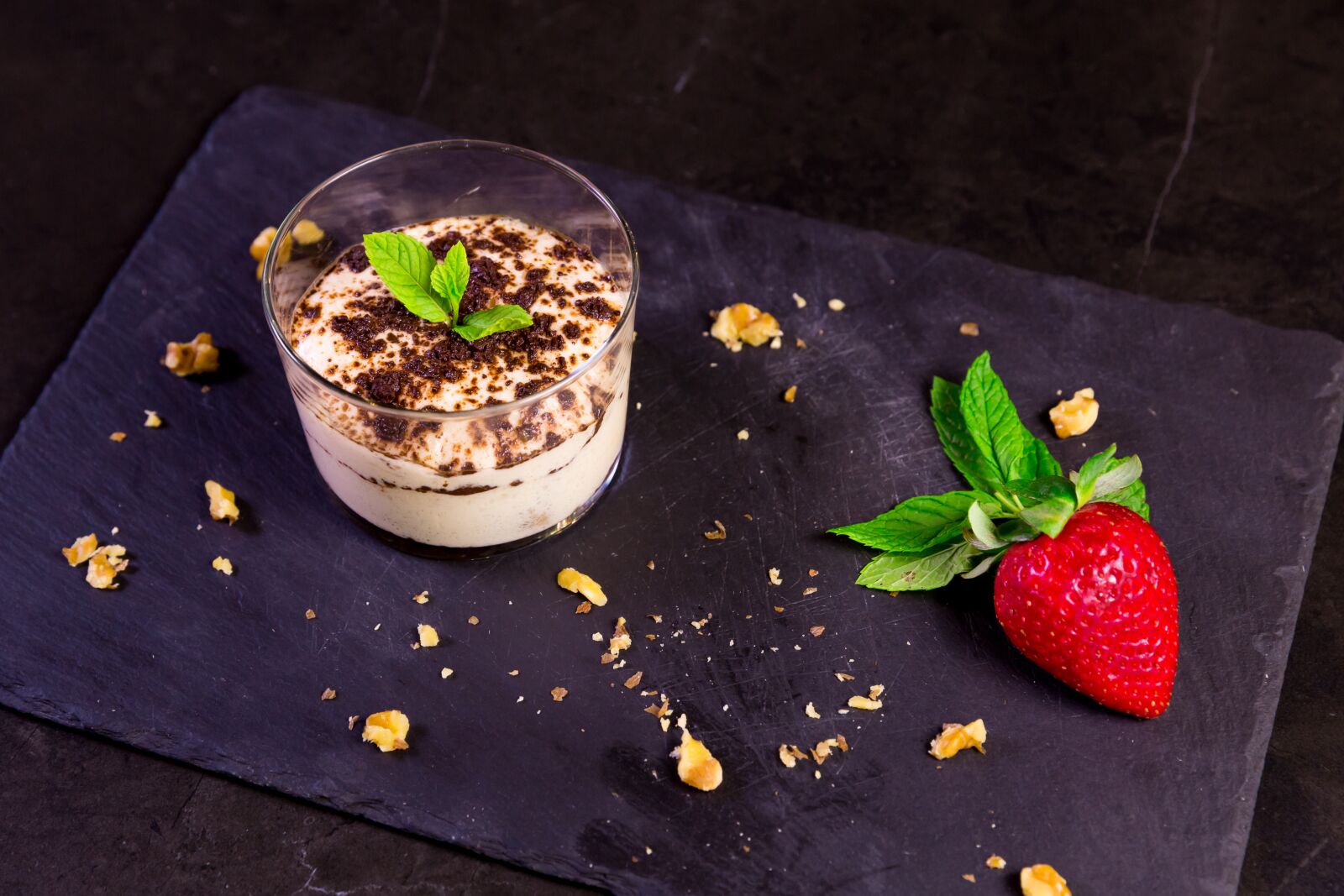 Canon EF 24-70mm F2.8L II USM sample photo. Restaurant, dessert, food photography