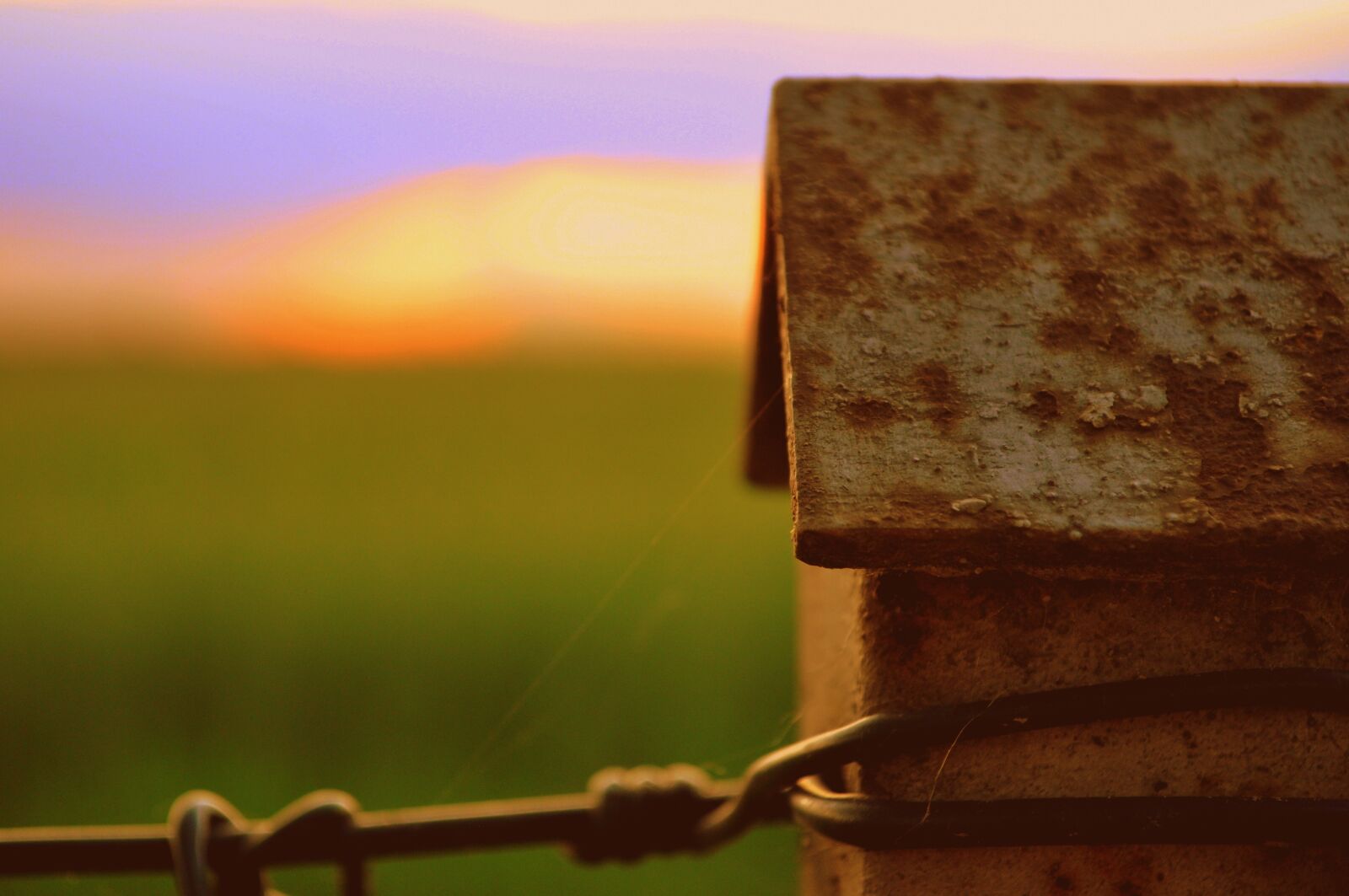 Nikon D5000 sample photo. Rust, sunset, old photography