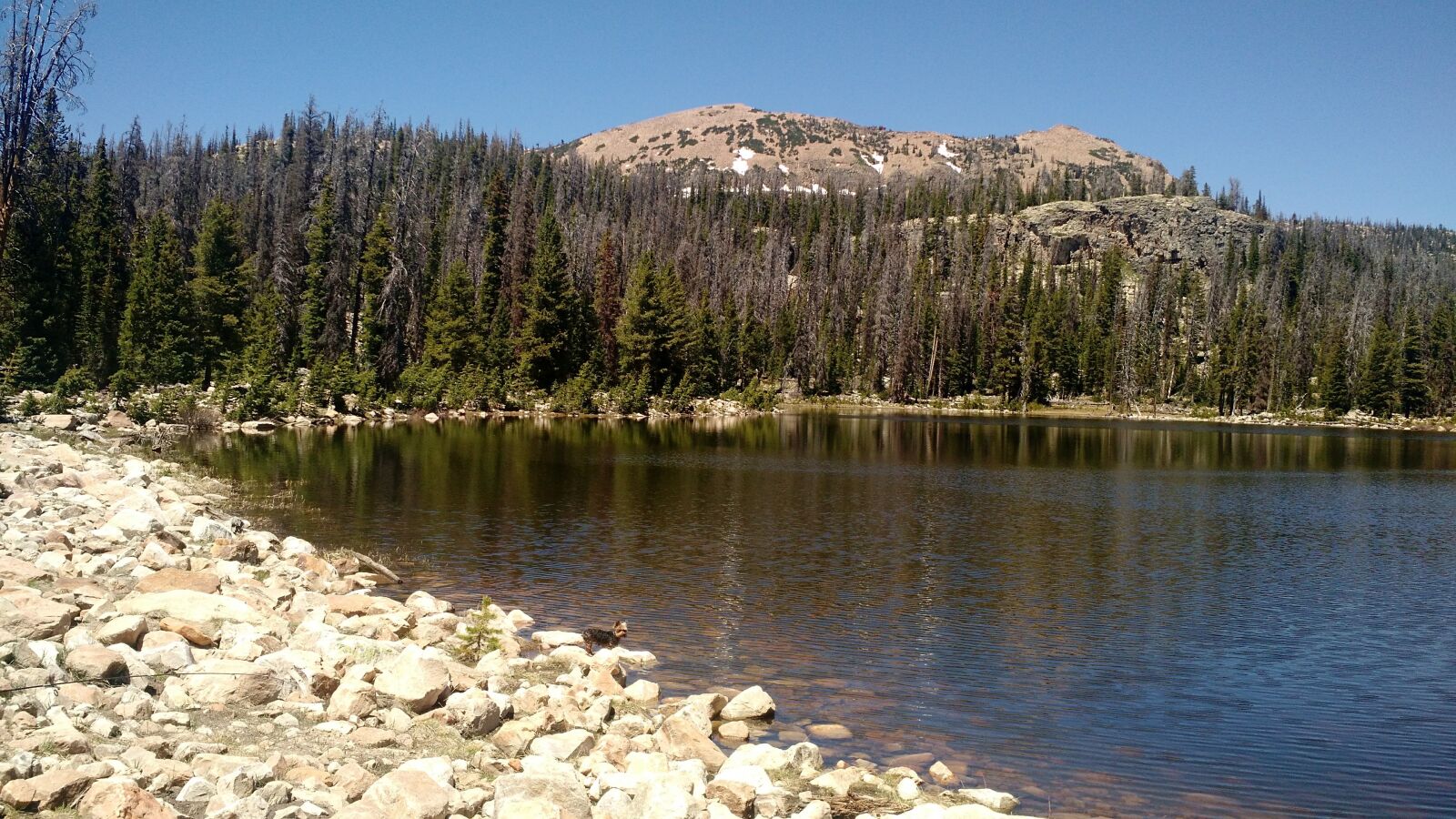 Motorola Moto X (2nd Gen) sample photo. Lake, mountain, water photography