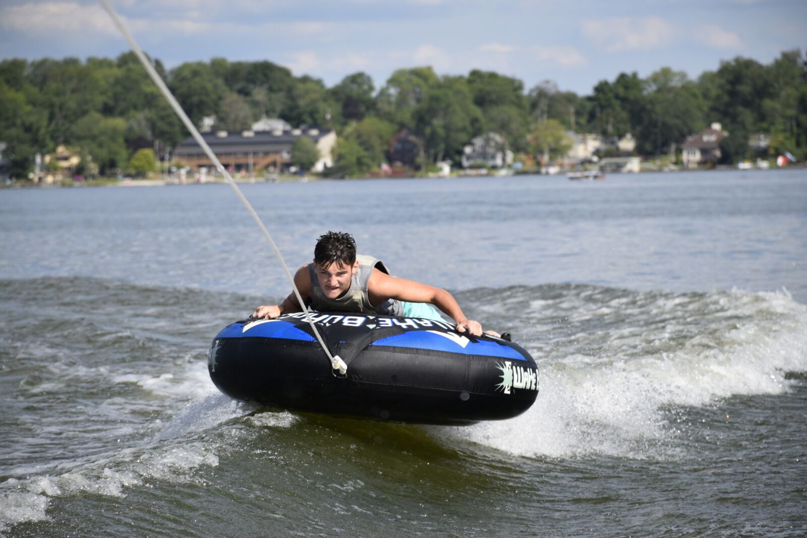 Nikon D5300 sample photo. Boating, water, tube photography