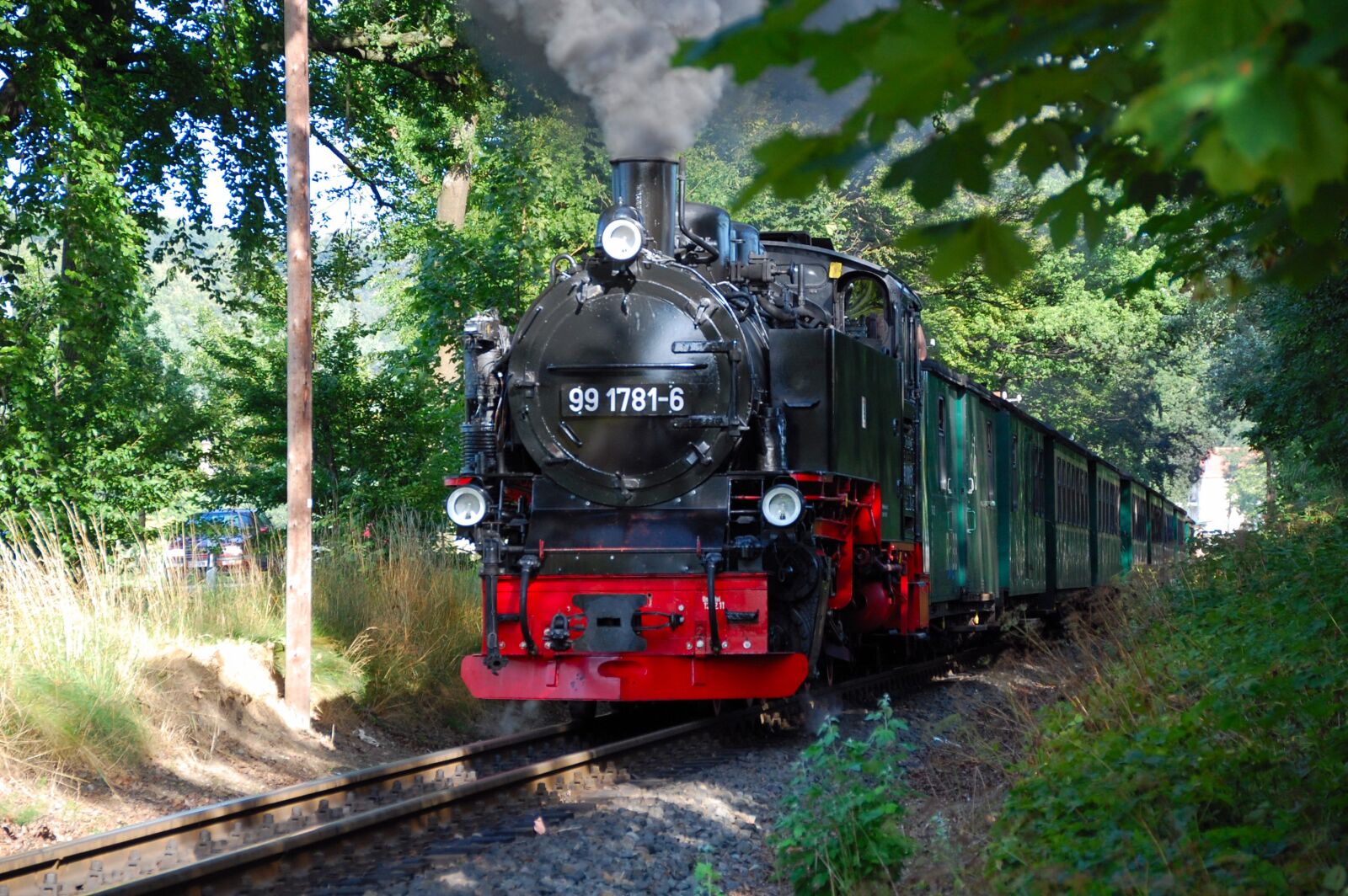 Nikon D40 sample photo. Railway, railway line, train photography