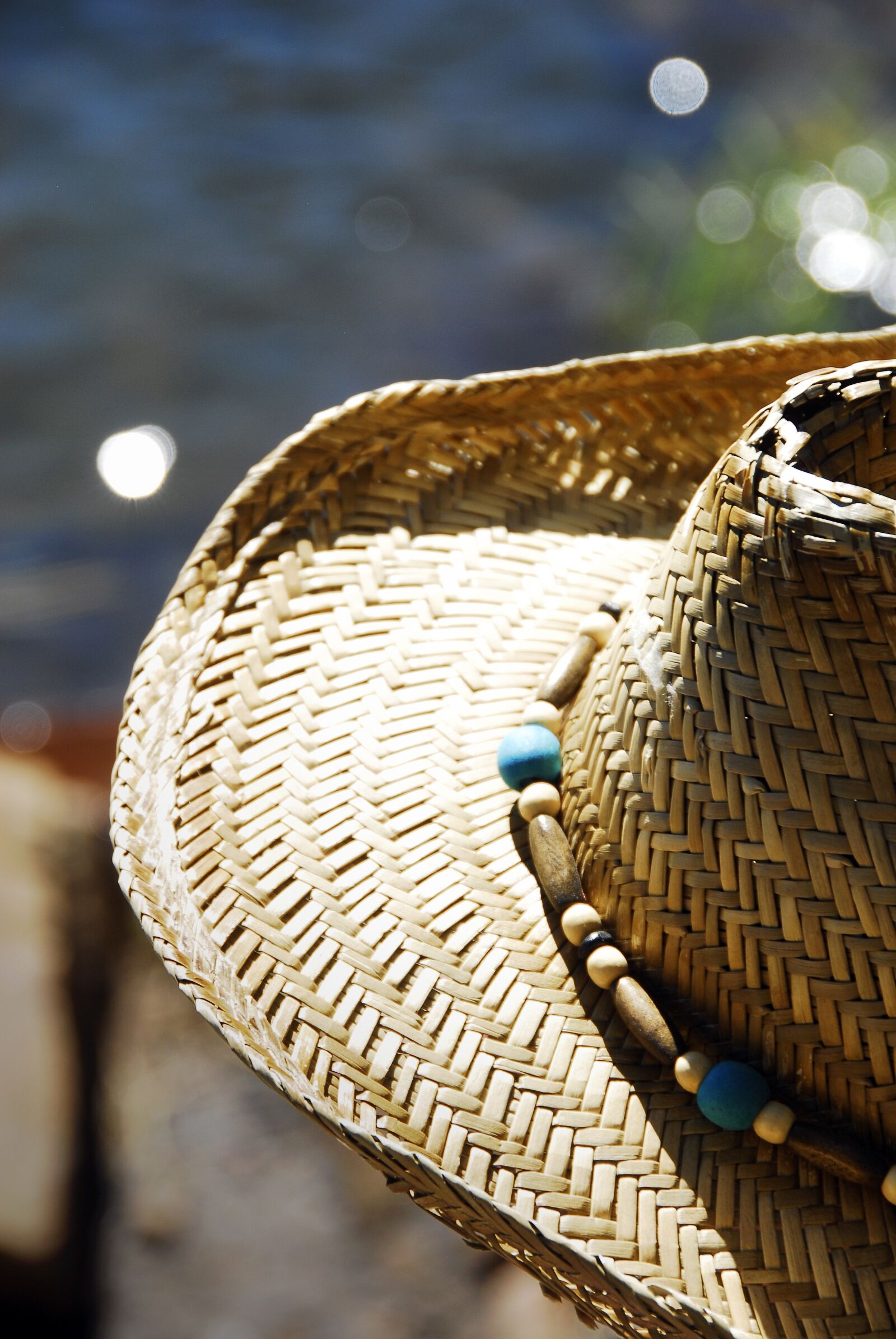 Nikon D200 sample photo. Fishing, summer, straw hat photography