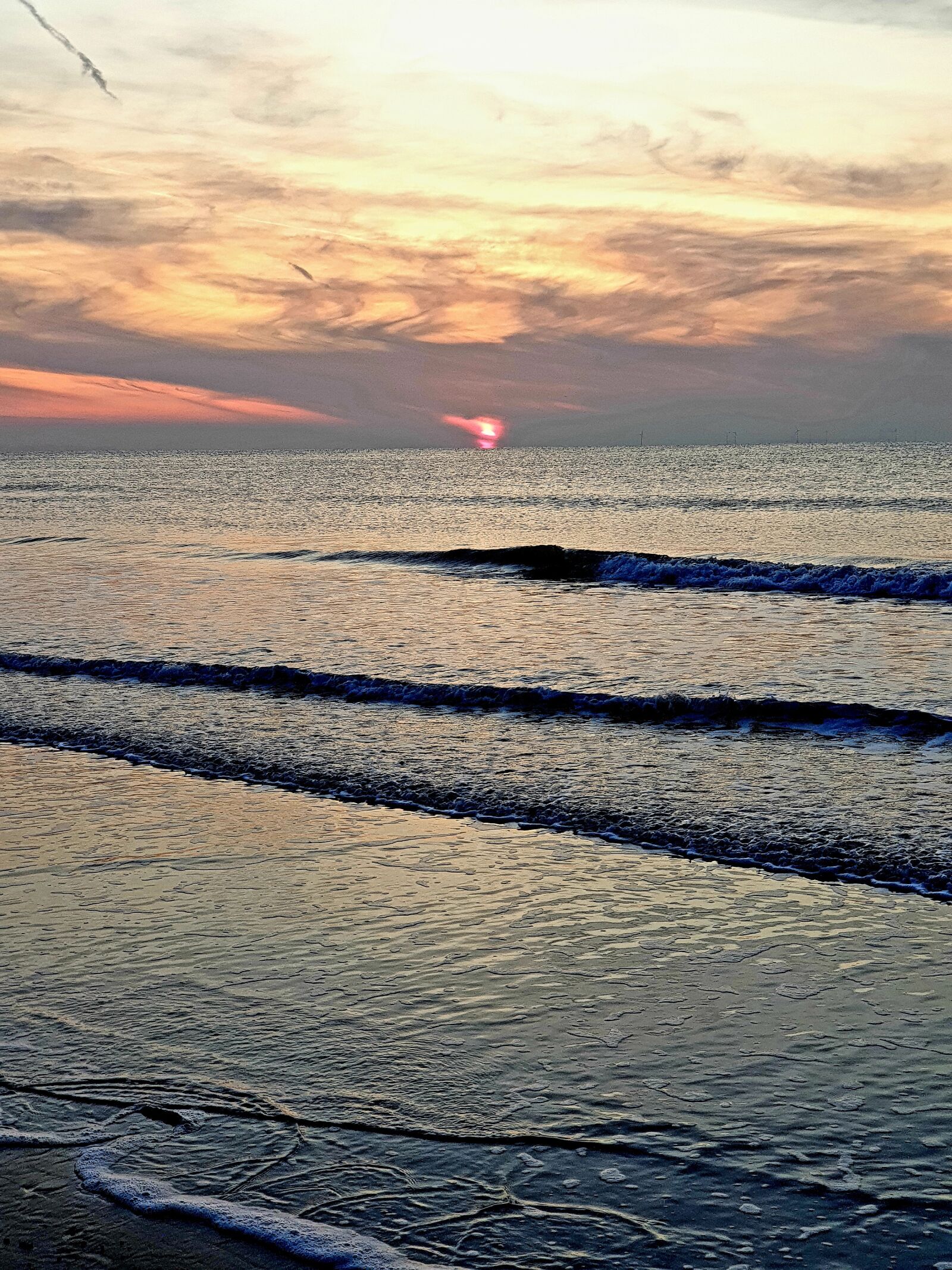 Samsung Galaxy S9+ sample photo. Sea, holland, sun photography