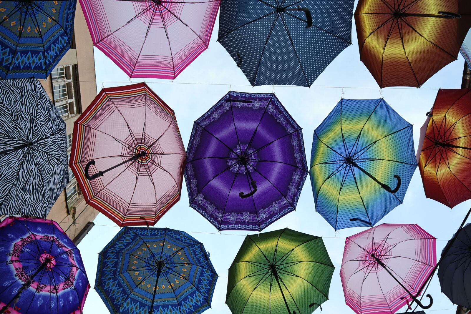 Canon EOS M50 (EOS Kiss M) sample photo. Umbrellas, summer, pleasure photography