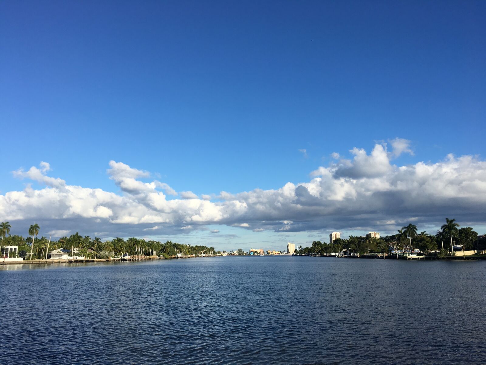 Apple iPhone 6s sample photo. Florida, intracoastal, blue sky photography