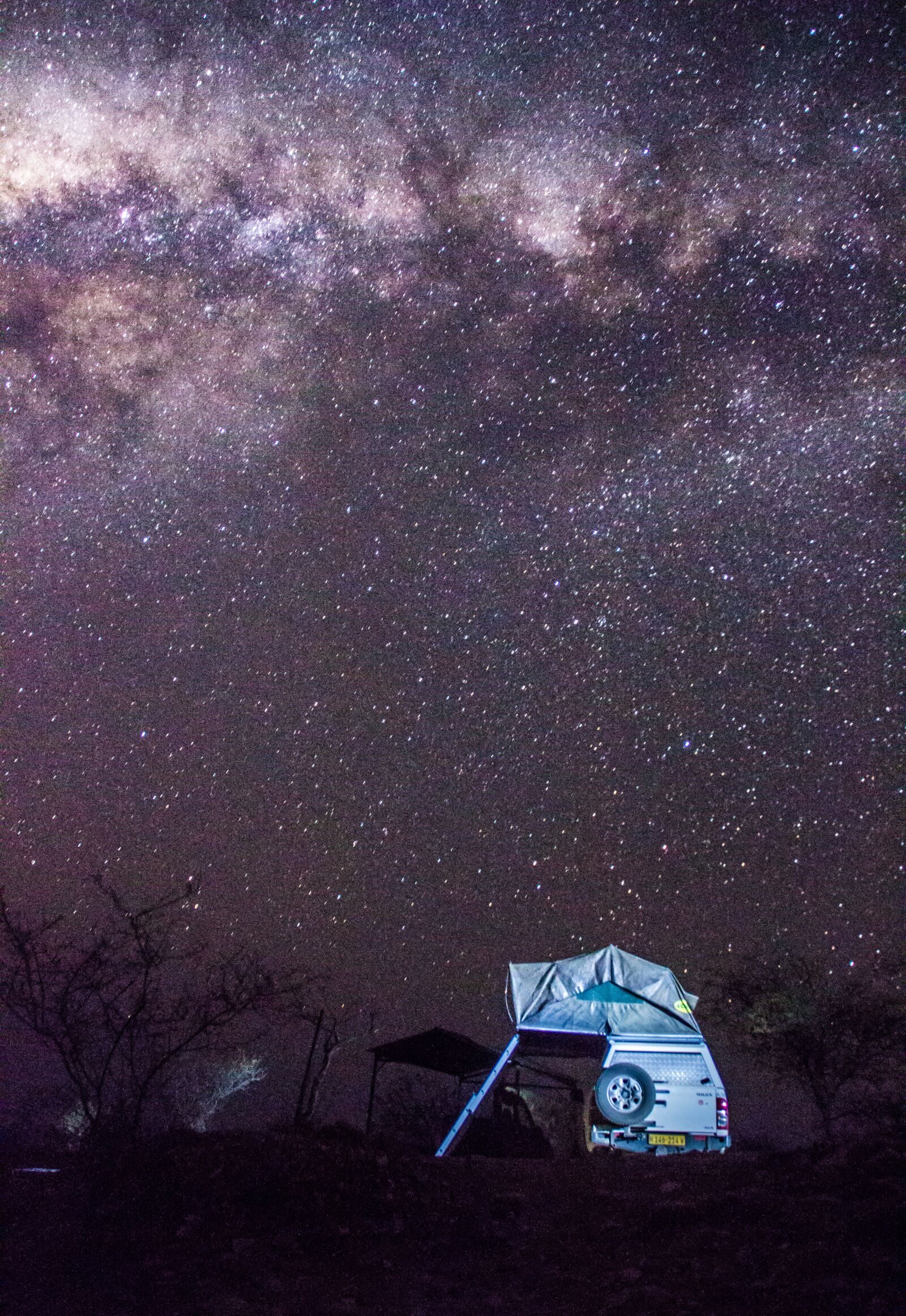Canon EOS 650D (EOS Rebel T4i / EOS Kiss X6i) sample photo. Tent, stars, milky way photography