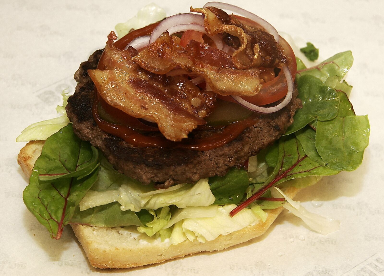 Canon EOS 20D sample photo. Burger, cooking, provisioning photography