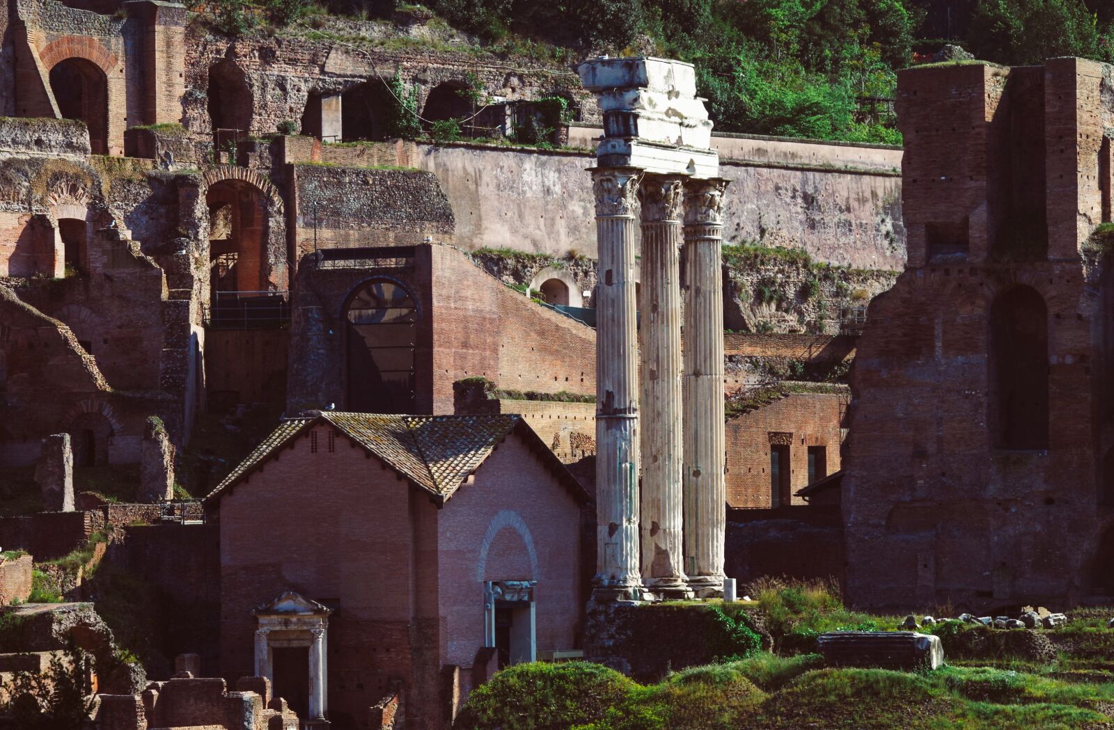 Pentax K-30 sample photo. Rome, eternal city, ruin photography