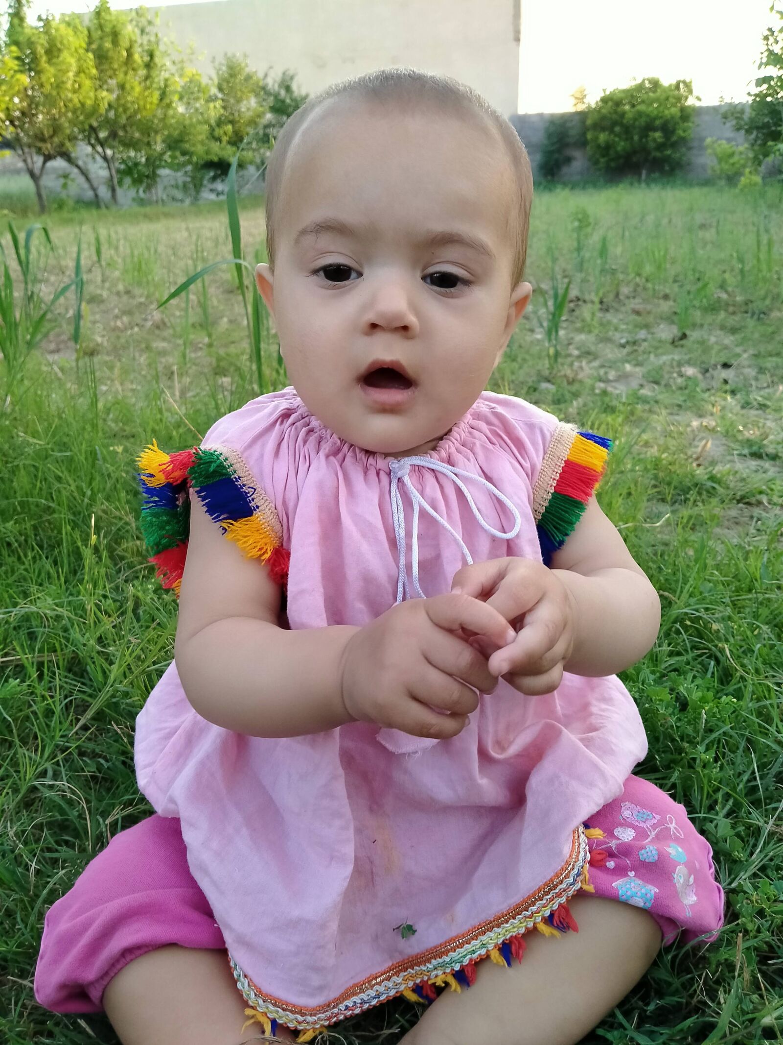 OPPO A5 2020 sample photo. Cute baby, baby girl photography