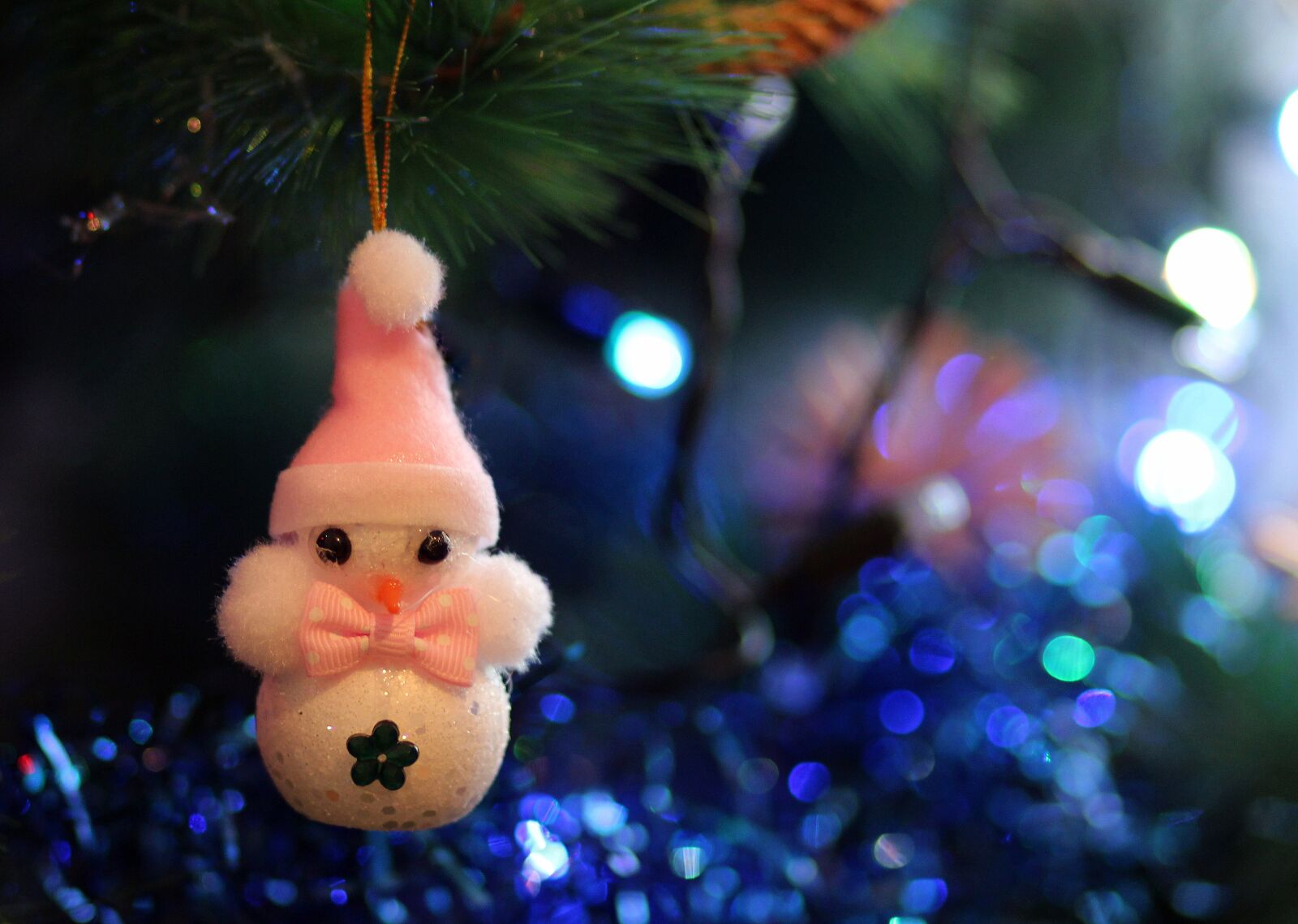 Canon EOS 700D (EOS Rebel T5i / EOS Kiss X7i) + Canon EF 85mm F1.8 USM sample photo. Snowman, decoration, winter photography