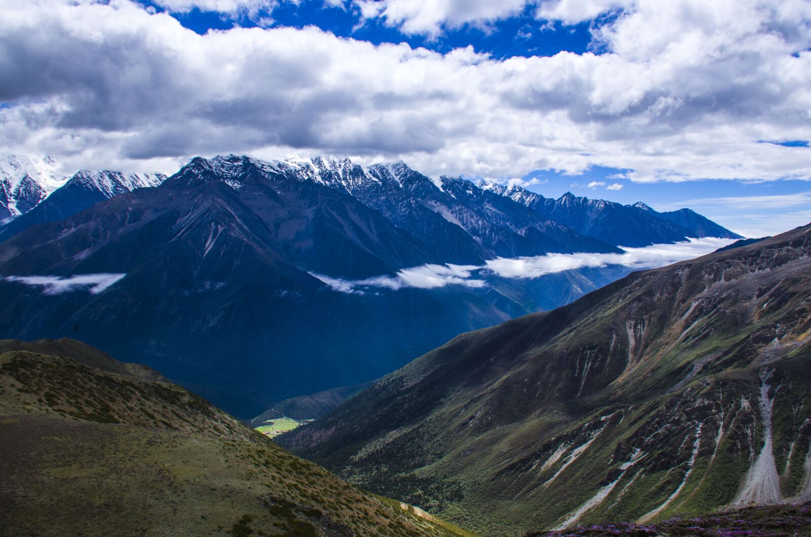 Nikon D7000 sample photo. Gongga snow mountain, cloud photography